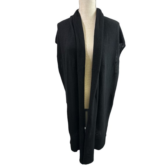 Jarbo Sweater Vest Cotton Cashmere Silk Black Long LineSz 1 = 6-8,All Products : American Fashion Style Bags On Sale